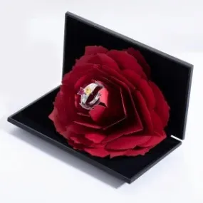 Red Rose Ring Box