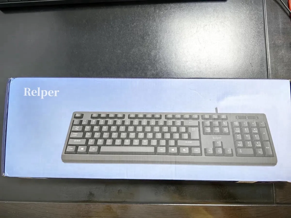 Relper computer keyboards, compatible with laptop/desktop/USB keyboards