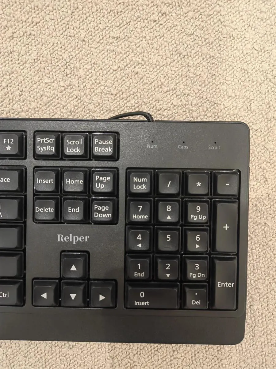 Relper computer keyboards, compatible with laptop/desktop/USB keyboards