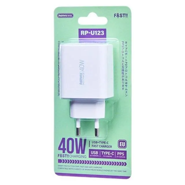 REMAX Kiddy Series 40W 3Port 1A   2C Fast Charger