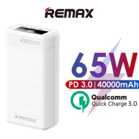 REMAX - RPP-310 Dinba Series 65W PD   QC Fast Charging Power Bank 40000mAh