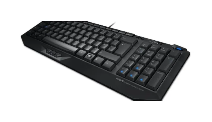 Roccat Arvo Compact Gaming Keyboard (Recertified Non-Retail Box) - Ships Same/Next Day!