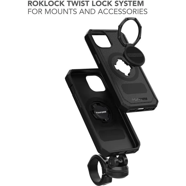 Rokform Rugged Case for iPhone 15 (Black)