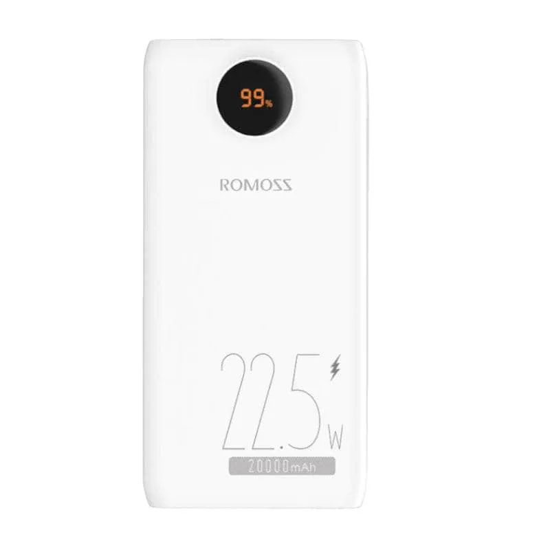 Romoss 20000mah 22.5w Power Bank Wht Psw20 112 1133 H