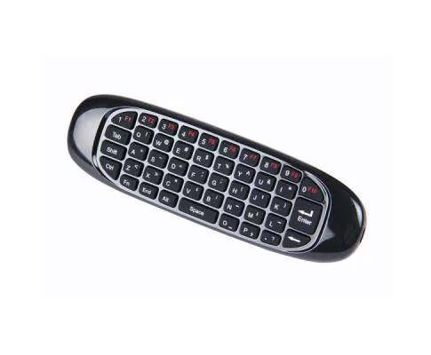 RT100 Rechargeable 2.4G Wireless Remote Air Mouse with Keyboard for PC Android TV Box Media Player