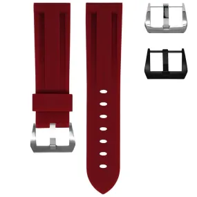 RUBBER STRAP FOR BREITLING COLT - BORDEAUX