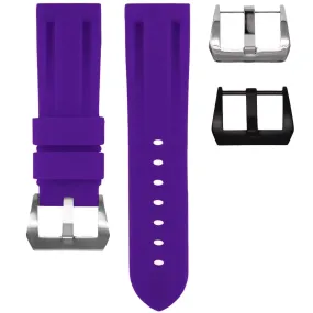 RUBBER STRAP FOR BREITLING TRANSOCEAN - ROYAL PURPLE