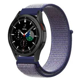 Samsung Galaxy Watch 3 45mm /46mm / Gear S3 Frontier / Classic / Watch GT 2 46mm | Nylon Strap Watch Band   | Midnight Blue