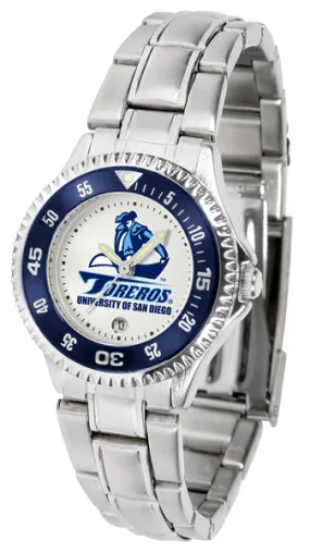 San Diego Toreros Competitor Steel Ladies Watch