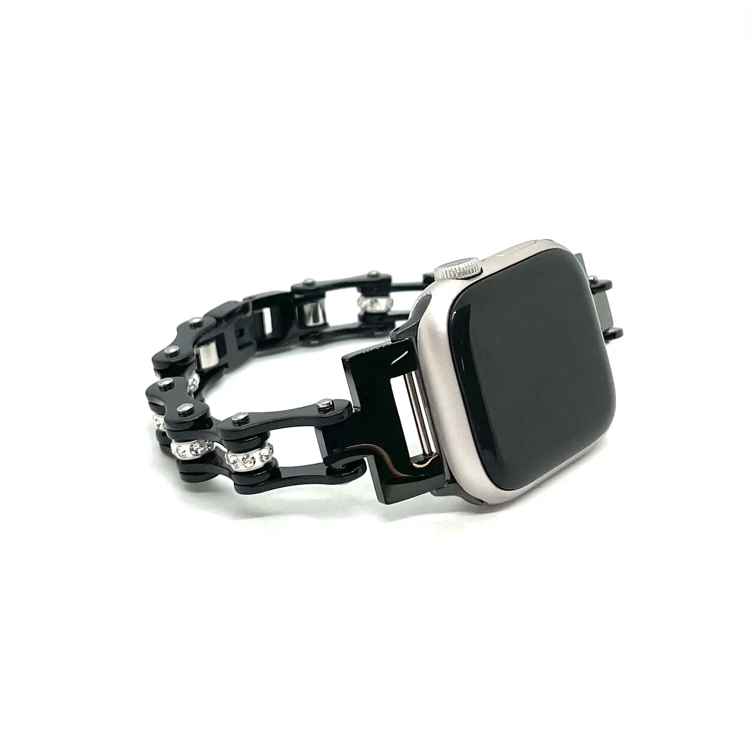 SK1117AW Ladies Watch Band - Black Color - 1/2" Wide Standard