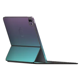 Smart Keyboard FOLIO for iPad Pro 12.9" CHAMELEON TURQUOISE LAVENDER Matt Metallic Skin