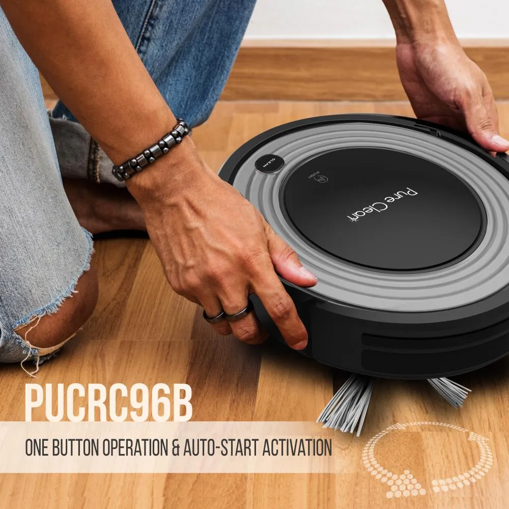 Smart Robot Vacuum - Automatic Floor Cleaner With Mop Sweep Dust & Vacuum Ability