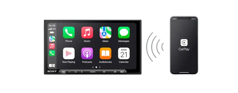 Sony XAV-AX6000 7" Double Din with Carplay & Android Auto Digital Multimedia Receiver