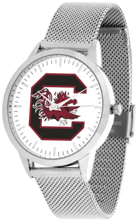 South Carolina Statement Mesh Band Unisex Watch - Silver