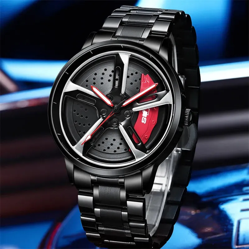 Speedster Chrono Quartz Spinning Wheel Men Watch