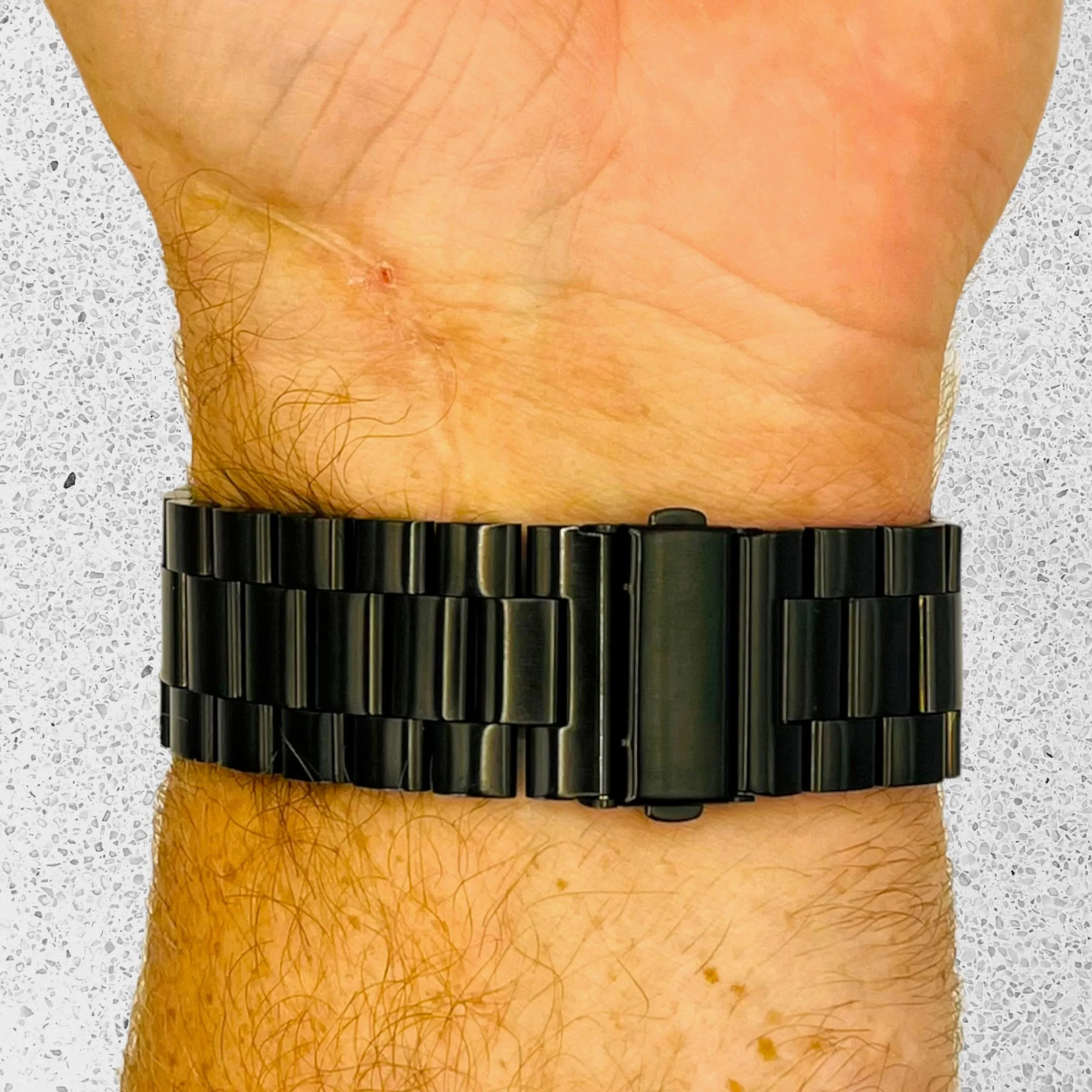 Stainless Steel Link Watch Strap Compatible with the Polar Unite