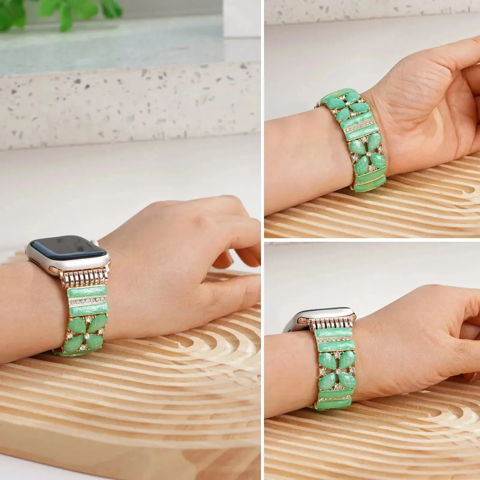 Strap Green Jewelry Watch Band Bracelet women