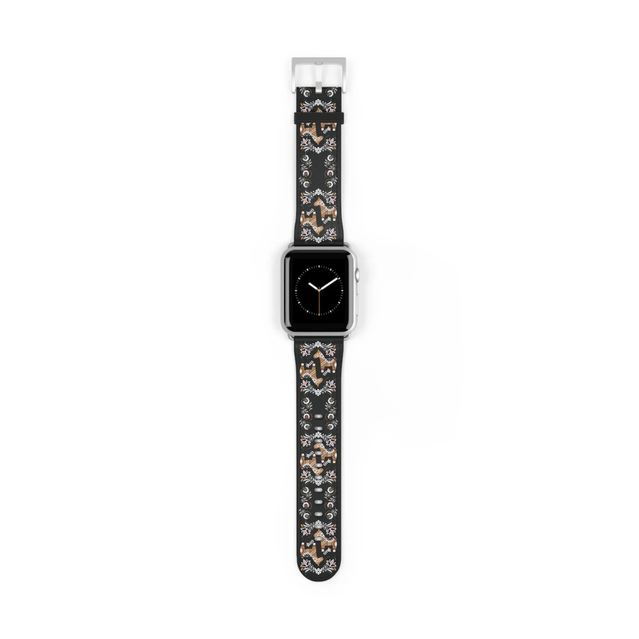 Swedish Dala Horse Watch Band