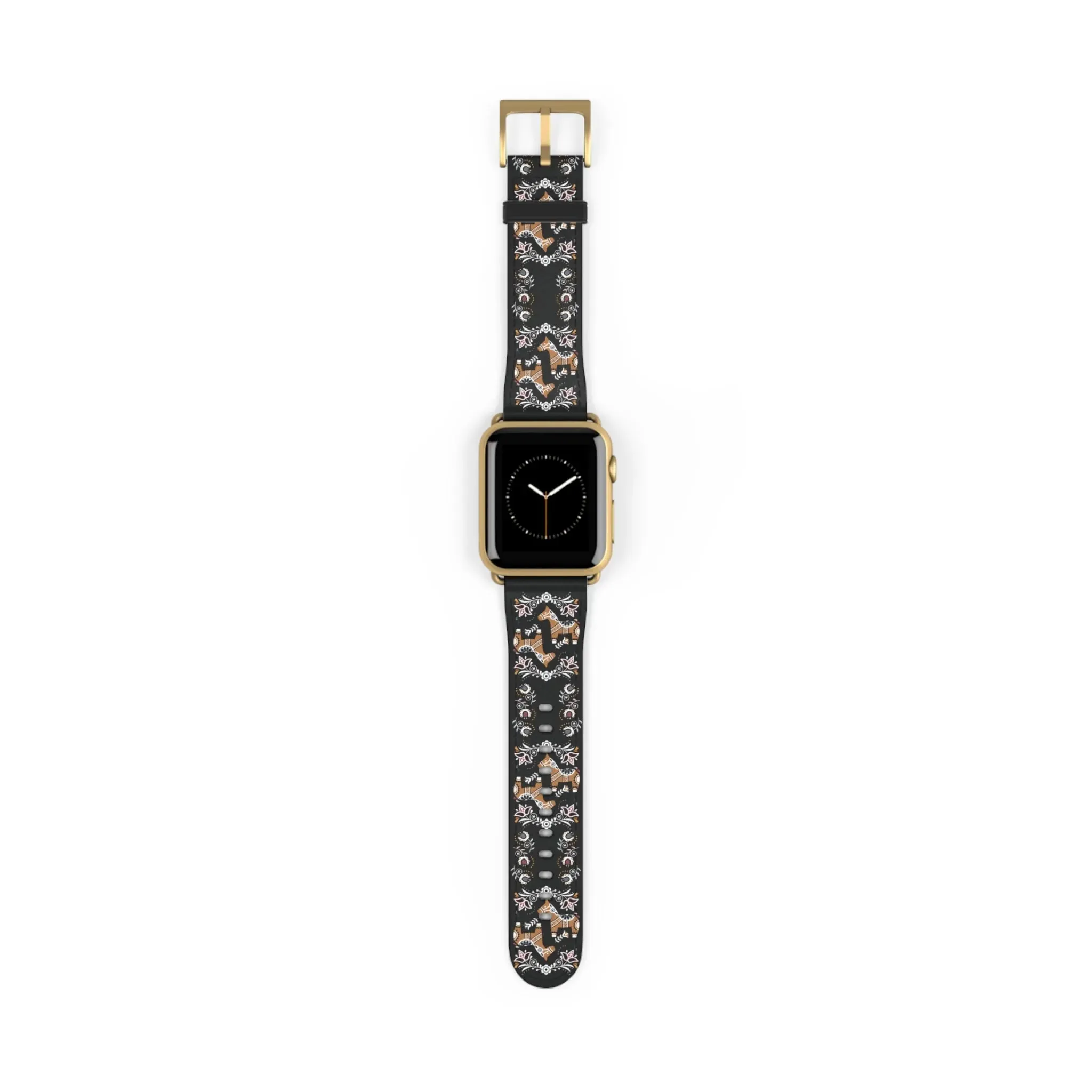 Swedish Dala Horse Watch Band