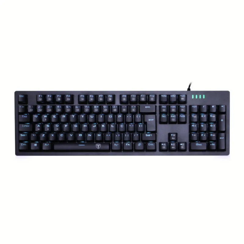 T-Dagger Bermuda Blue-Ice Led Backlit|150Cm Cable|104 Key|Mechanical Keyboard - Black