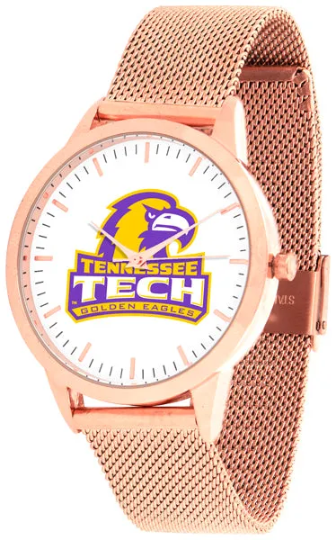 Tennessee Tech Statement Mesh Band Unisex Watch - Rose