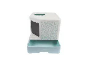 Terra Forma Eco Foldable Cat Litter Box Blue