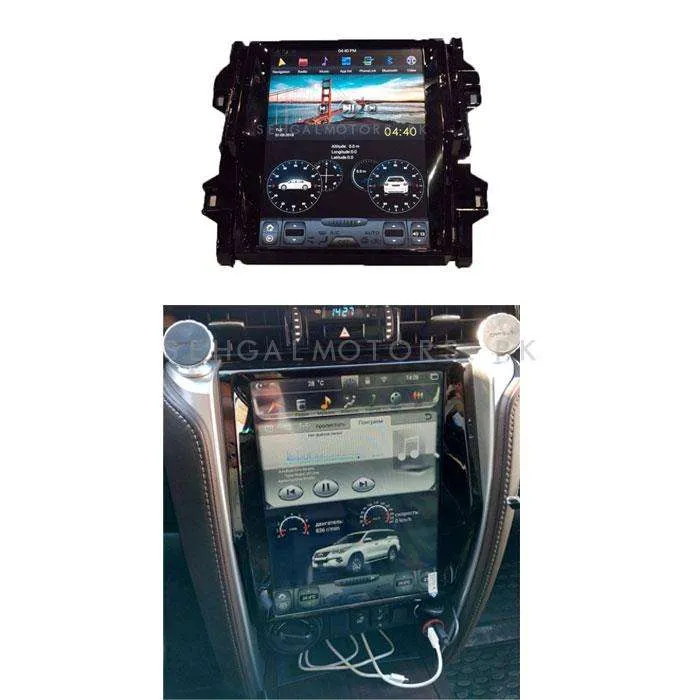 Toyota Fortuner Tesla LCD Black 11 Inches - Model 2016-2024 - IPS Display Multimedia System Android