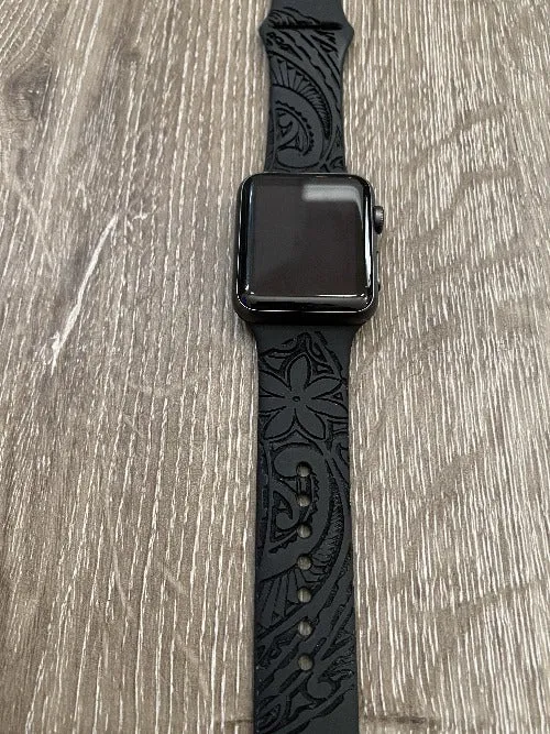 Tribal Tiare Engraved iWatch Band