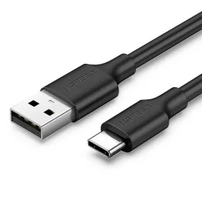 UGREEN Type C Male to USB 2.0 A Male Cable 2A Fast Charging and Data Transfer Cord for Smartphone (Black) (1M, 1.5M) | 60116, 60117 |