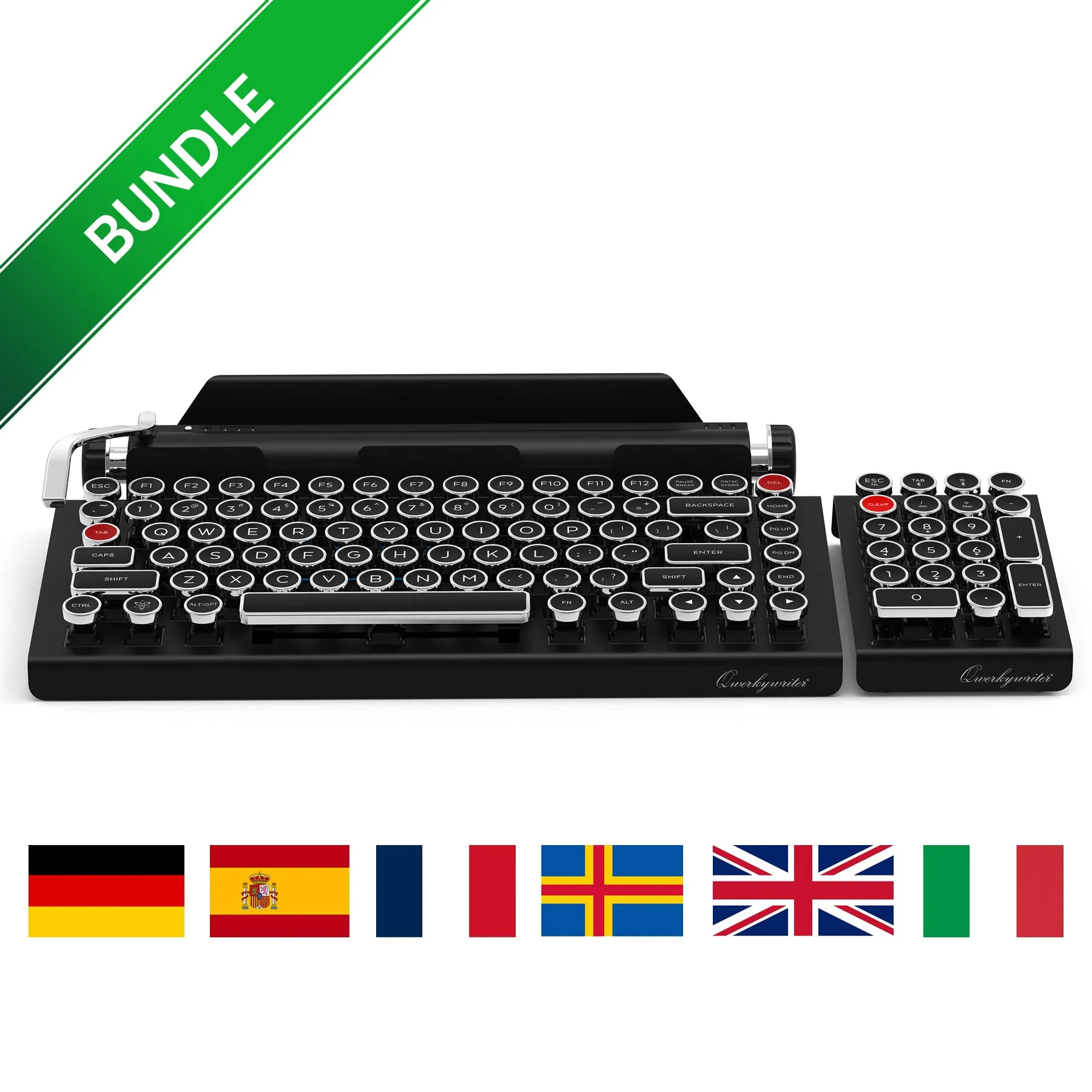 UK French German Italian Nordic Spanish QWERKYWRITER® BUNDLE