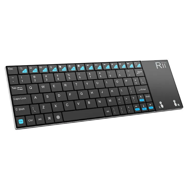 Ultra-slim wireless keyboard with touchpad (US layout)