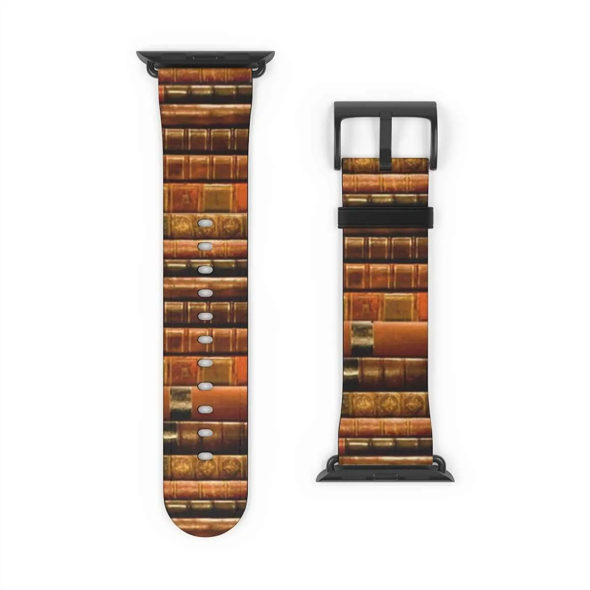 Vintage Book Spines Pattern Design Band for Apple Watch