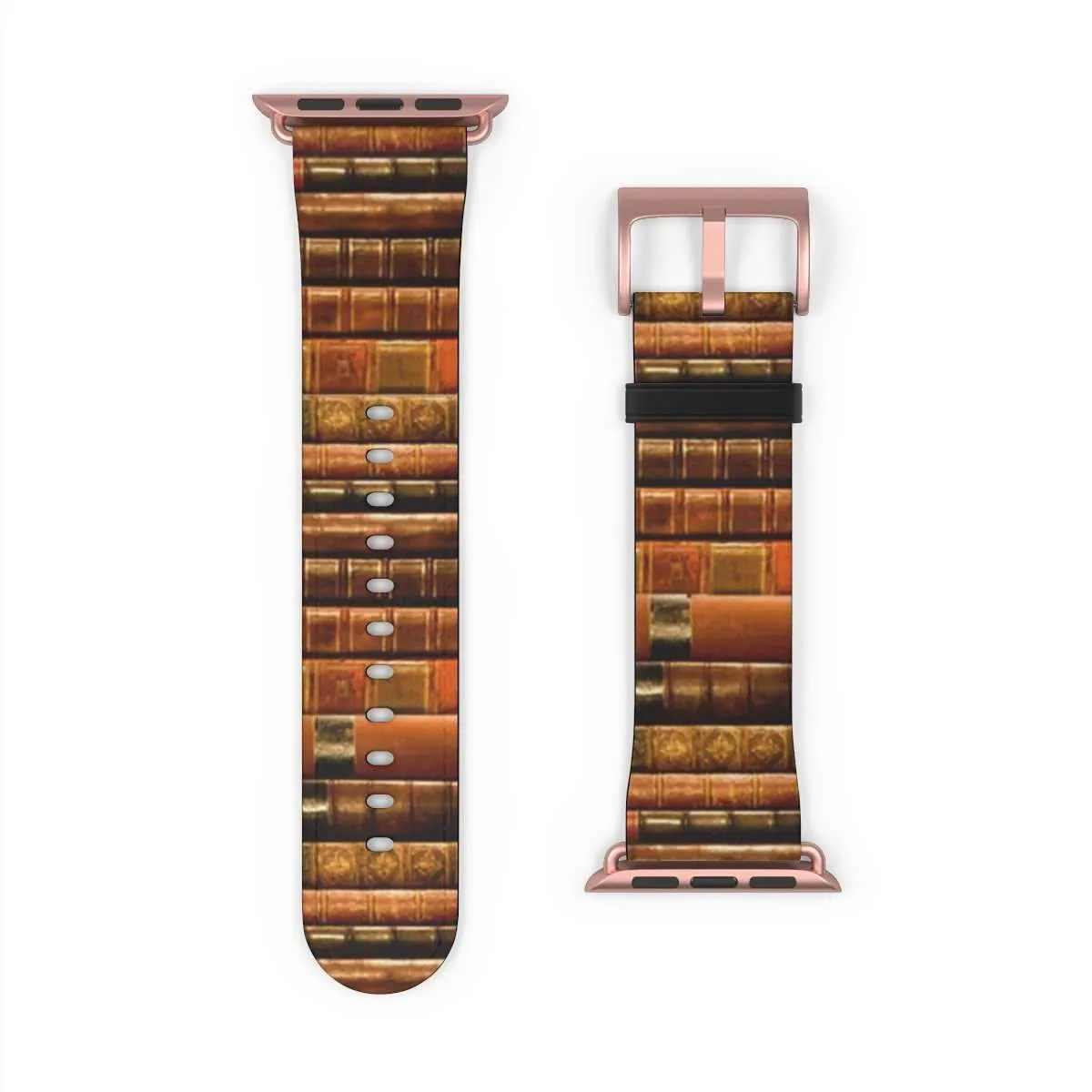 Vintage Book Spines Pattern Design Band for Apple Watch