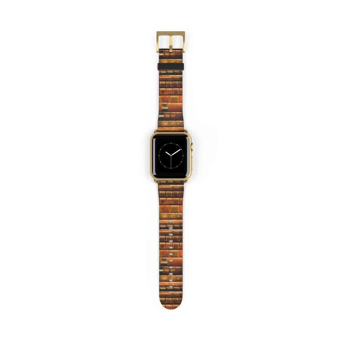 Vintage Book Spines Pattern Design Band for Apple Watch