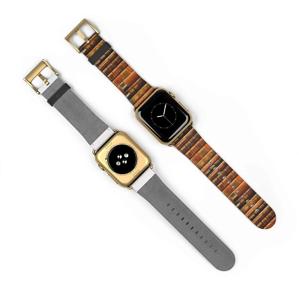 Vintage Book Spines Pattern Design Band for Apple Watch