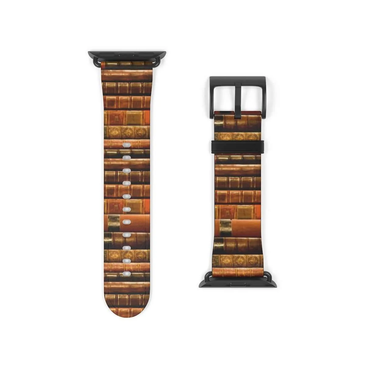 Vintage Book Spines Pattern Design Band for Apple Watch