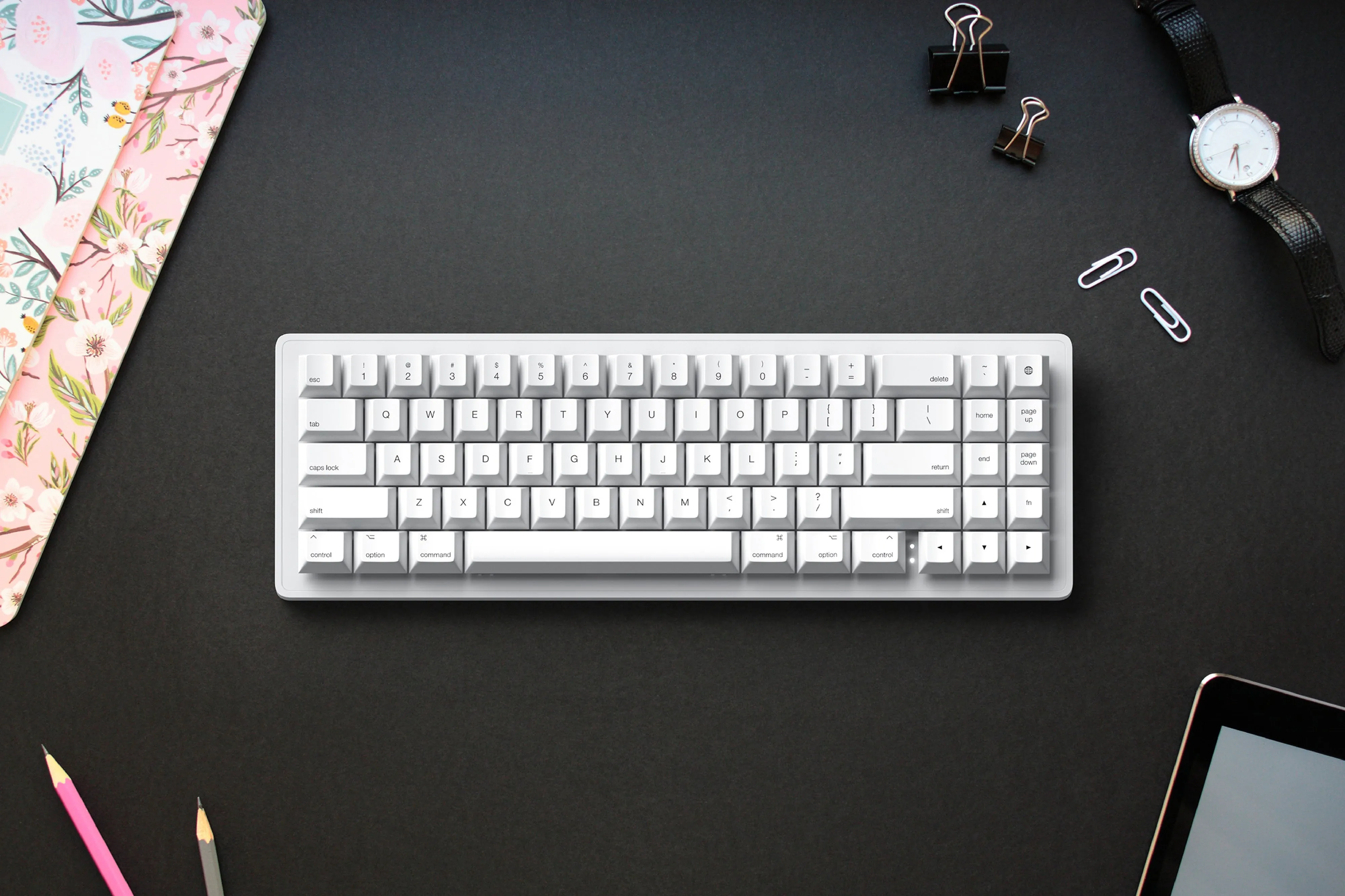 WhiteFox Eclipse Mechanical Keyboard - Aluminum Low Profile