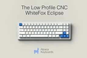 WhiteFox Eclipse Mechanical Keyboard - Aluminum Low Profile