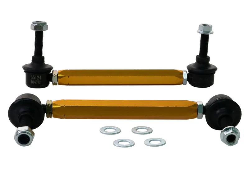 Whiteline Sway Bar End Link Kit BMW i8 I12/ I15 (2018-2020) [190-215mm/ 10mm Ball Stud] Front - KLC187