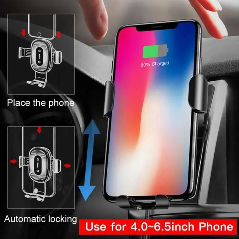 Wireless Car Charger Mount for iPhone Samsung Just For You