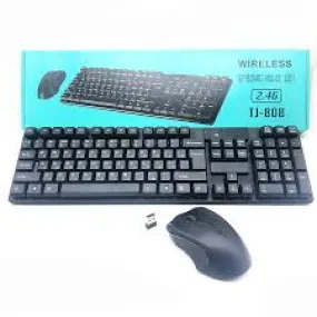 Wireless Keyboard And Mouse 2.4G Black