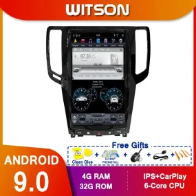 WITSON Auto Audio Car Radios for INFINITI G25/G35/G37 2007-2013 Android 9 Radio PX6 4G 32GB Car Multimedia Player Stereo Carplay