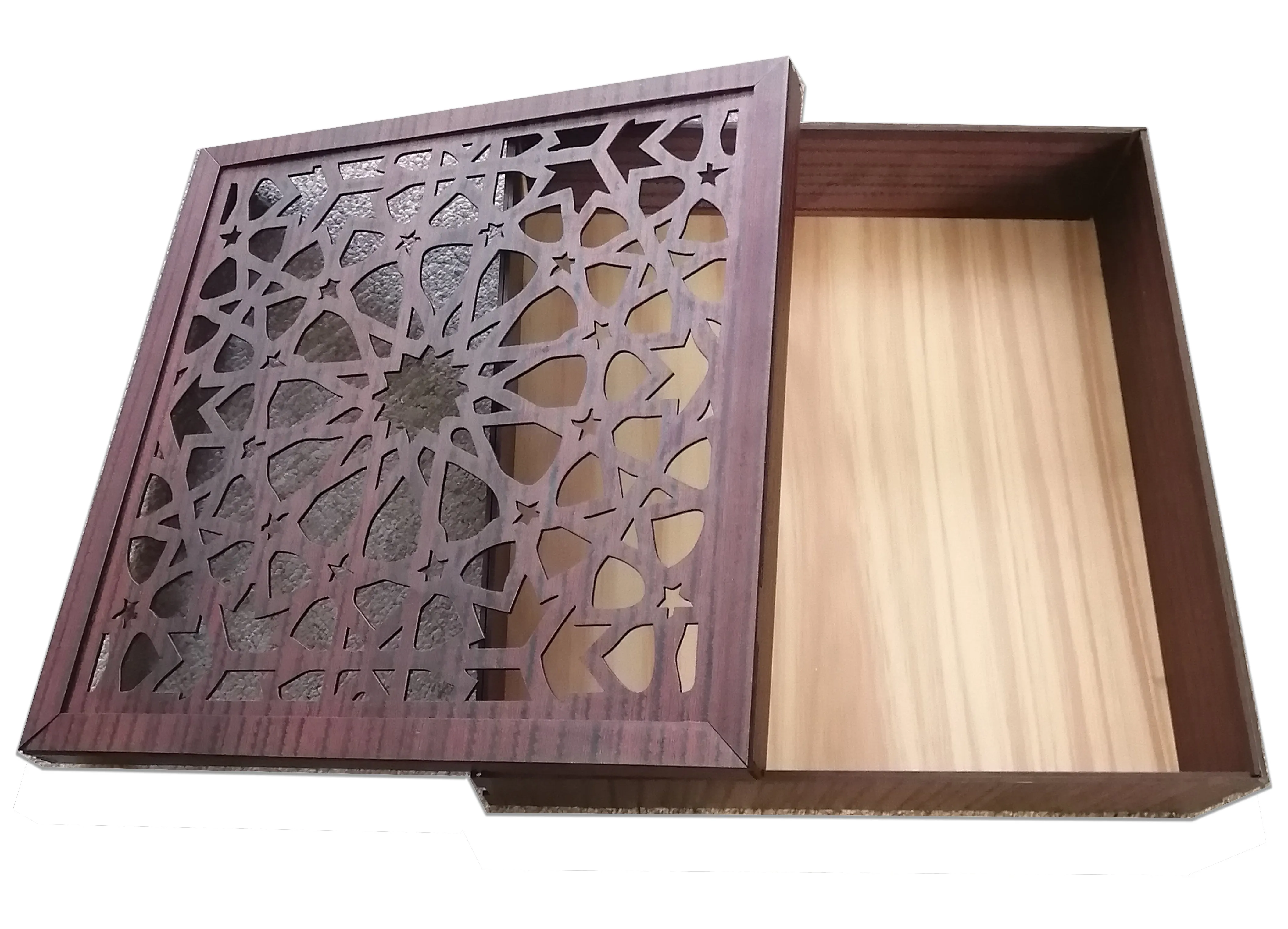 Wooden islamic decorated box