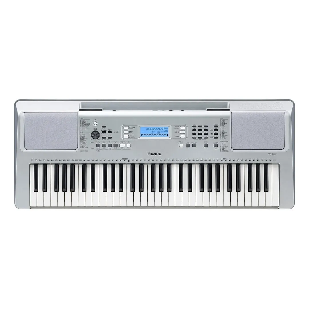 Yamaha YPT-370 61 Key Portable Keyboard w/Power Supply