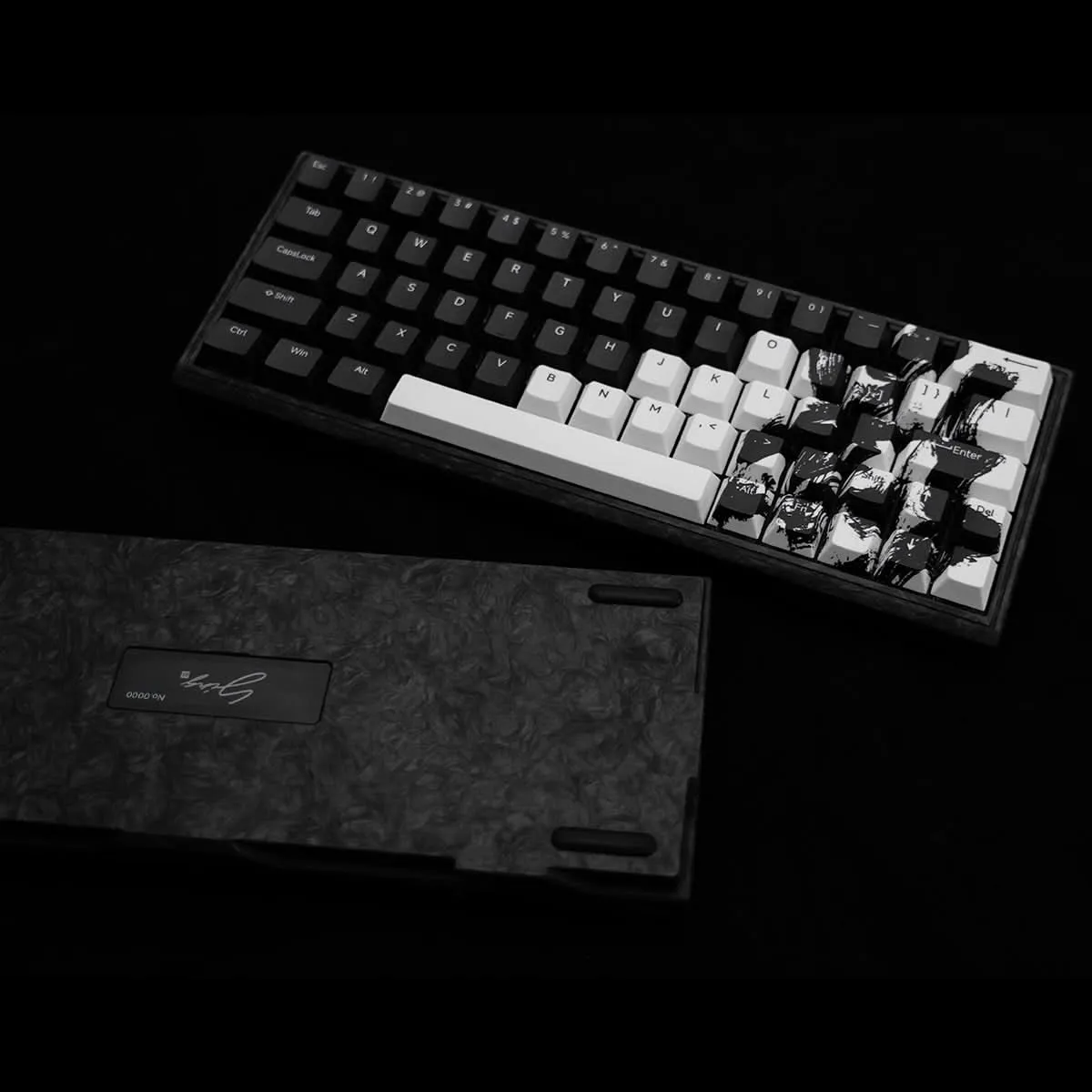 YING63 Forged Carbon Fiber Keyboard