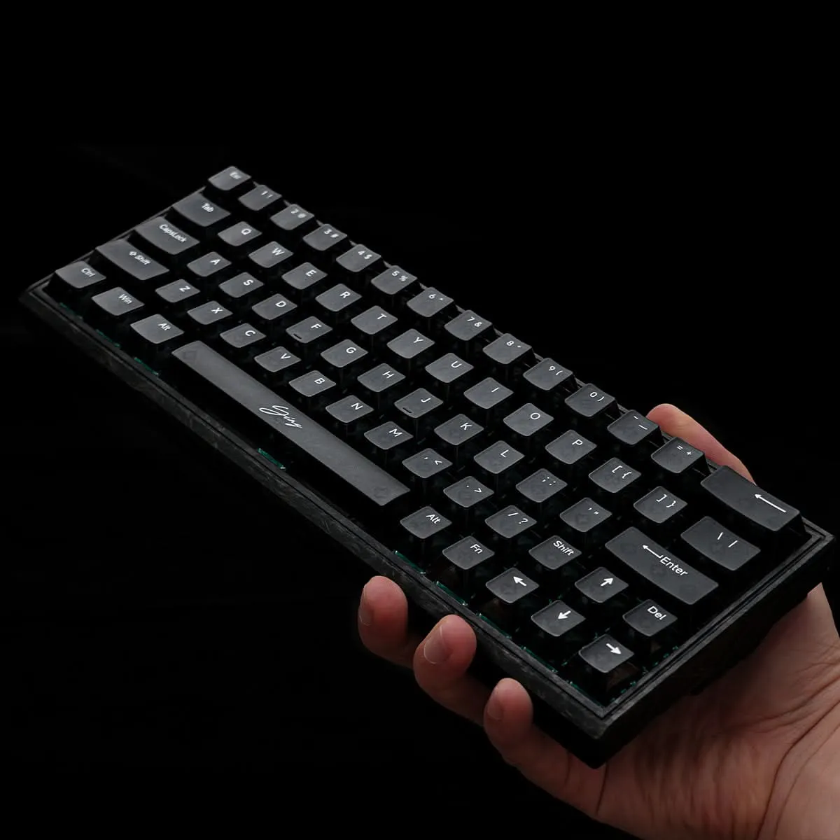 YING63 Forged Carbon Fiber Keyboard