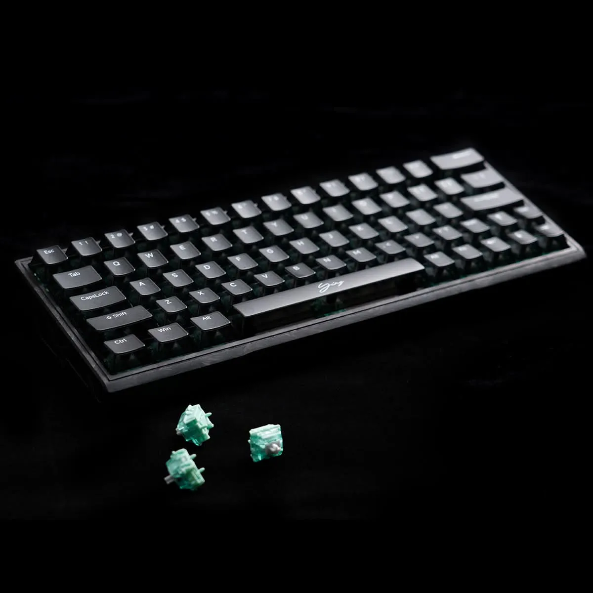 YING63 Forged Carbon Fiber Keyboard