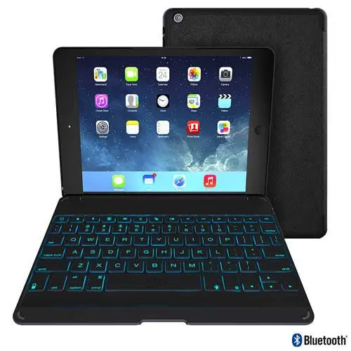 Zagg Folio Backlit Keyboard and Case for iPad Air